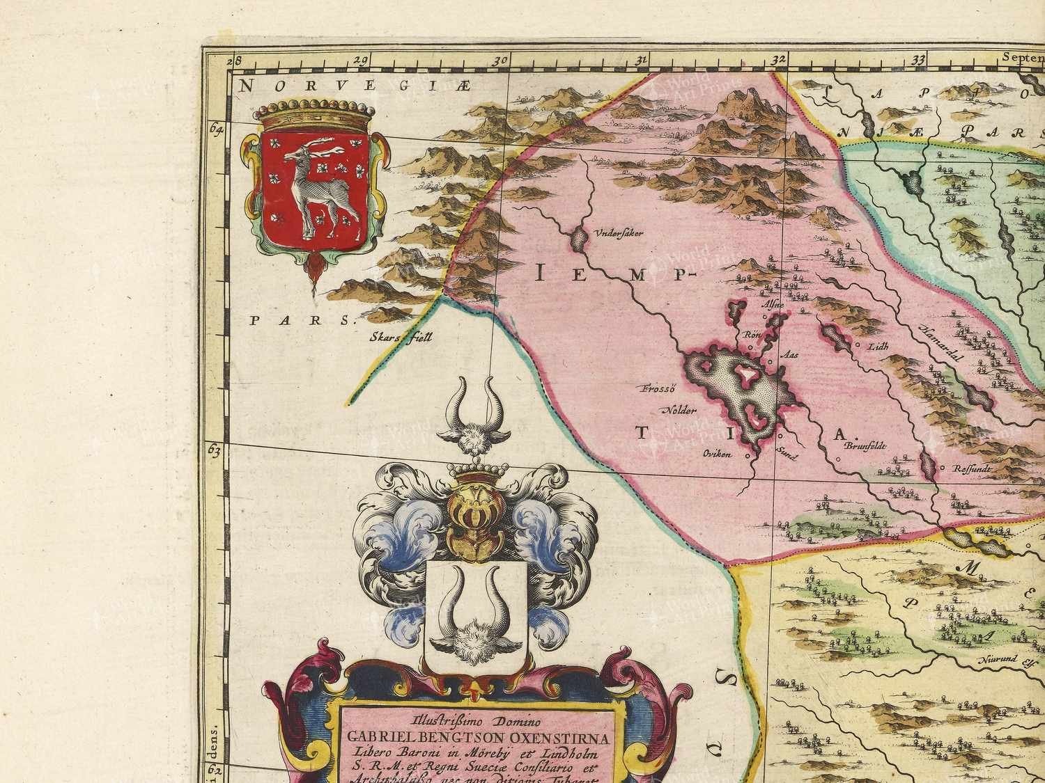Map top left quadrant