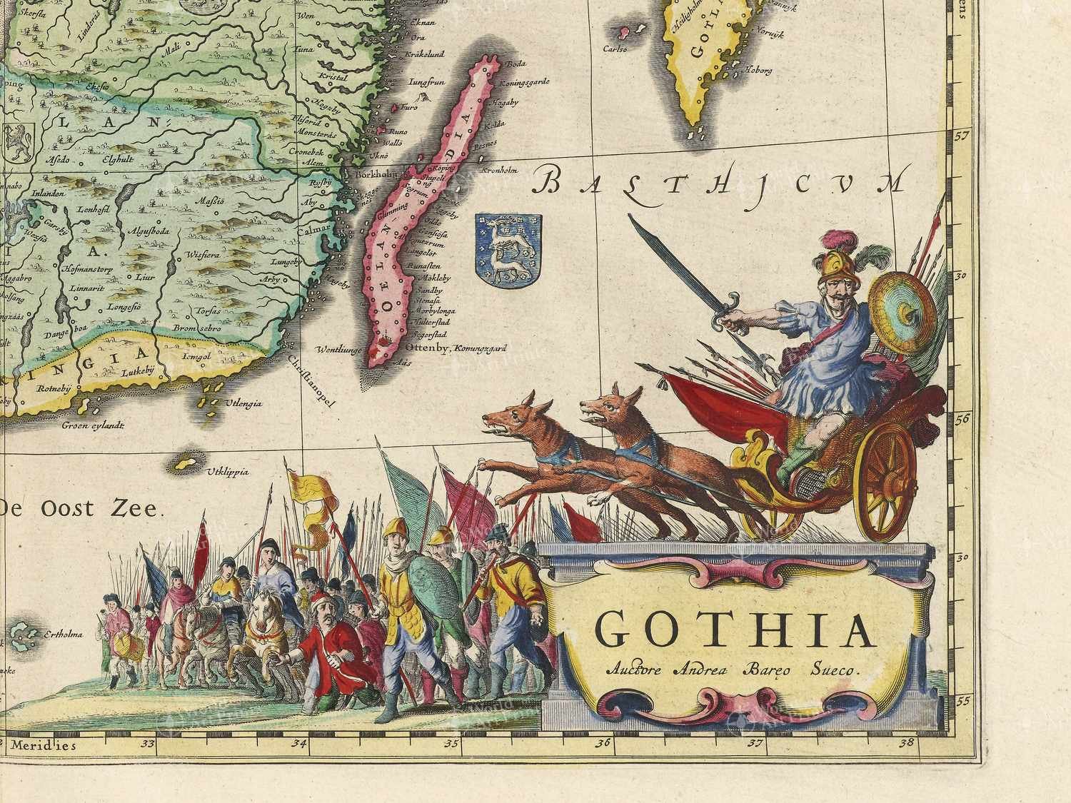 Map bottom right quadrant