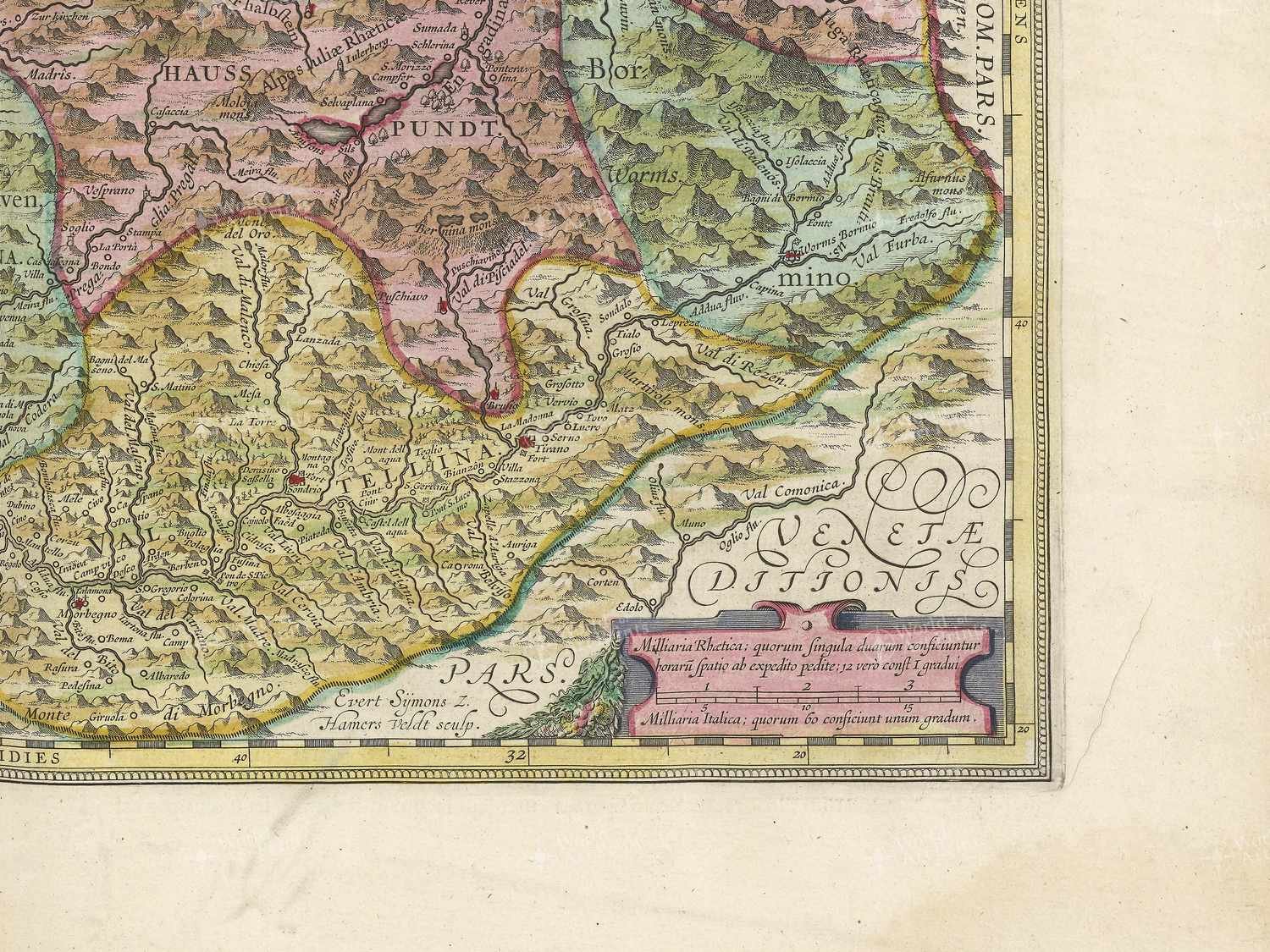 Map bottom right quadrant