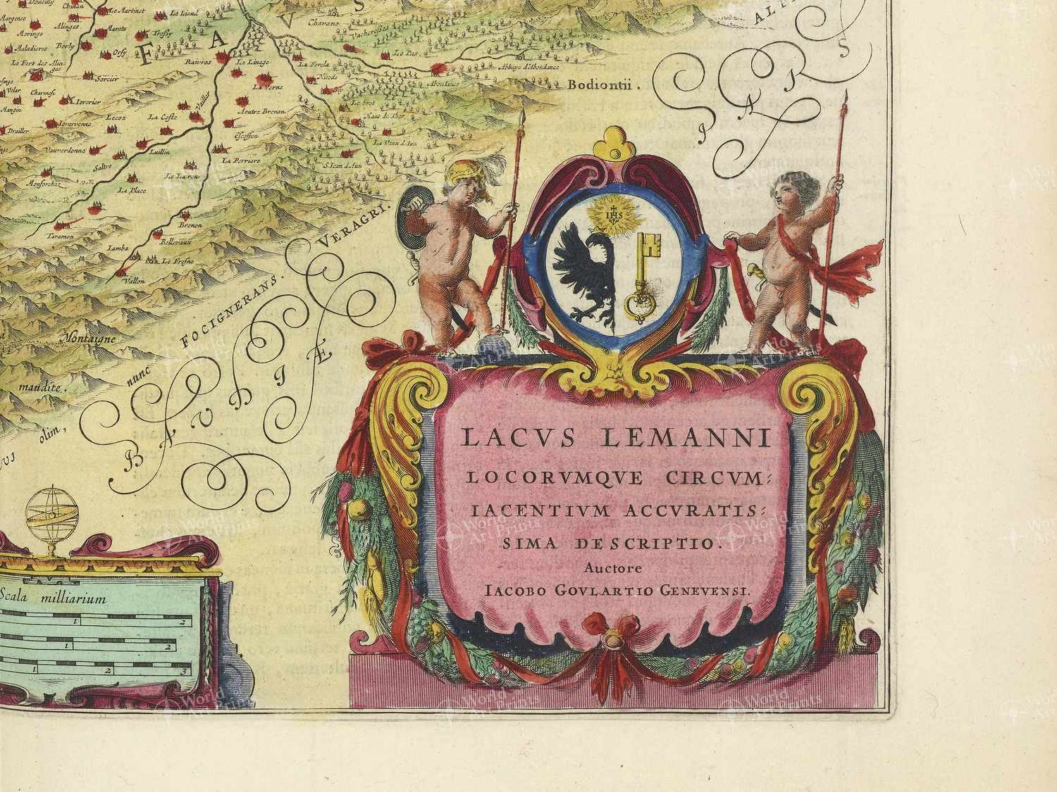 Map bottom right quadrant