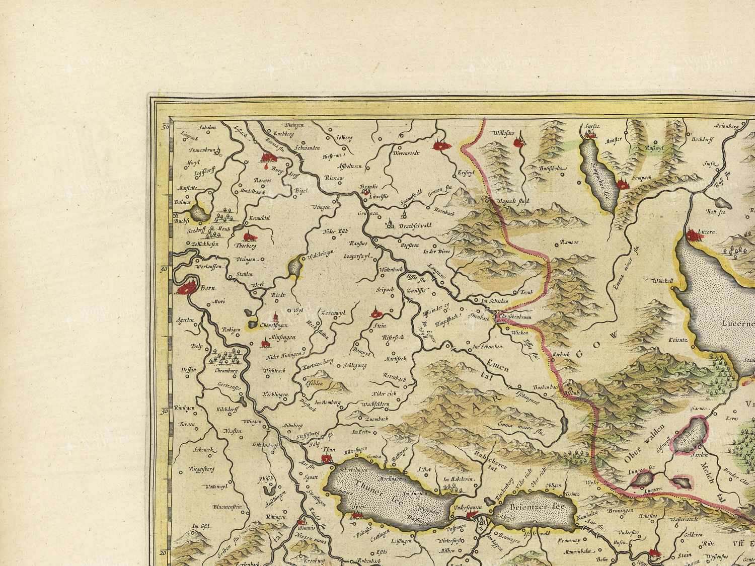 Map top left quadrant
