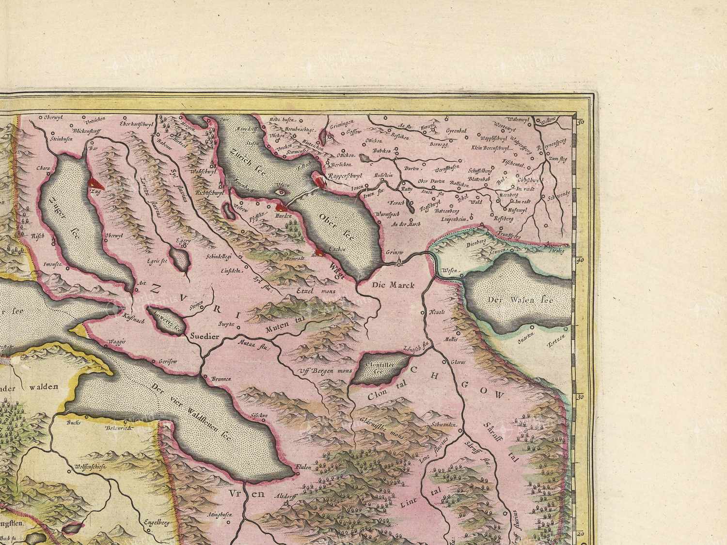 Map top right quadrant