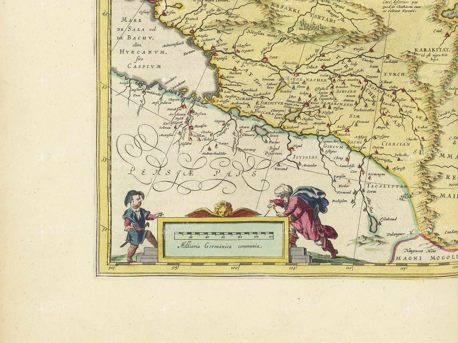 Map bottom left quadrant