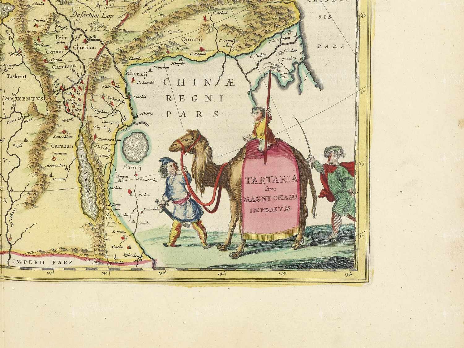 Map bottom right quadrant