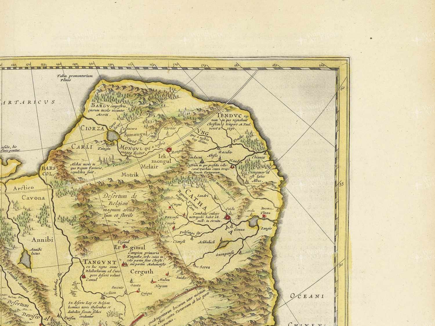 Map top right quadrant