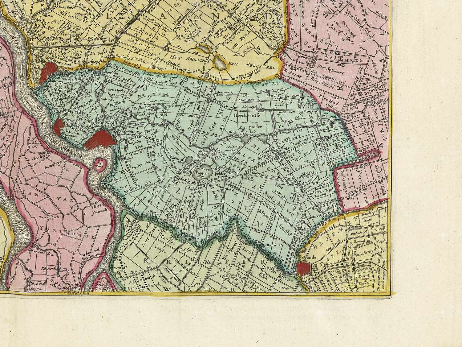 Map bottom right quadrant