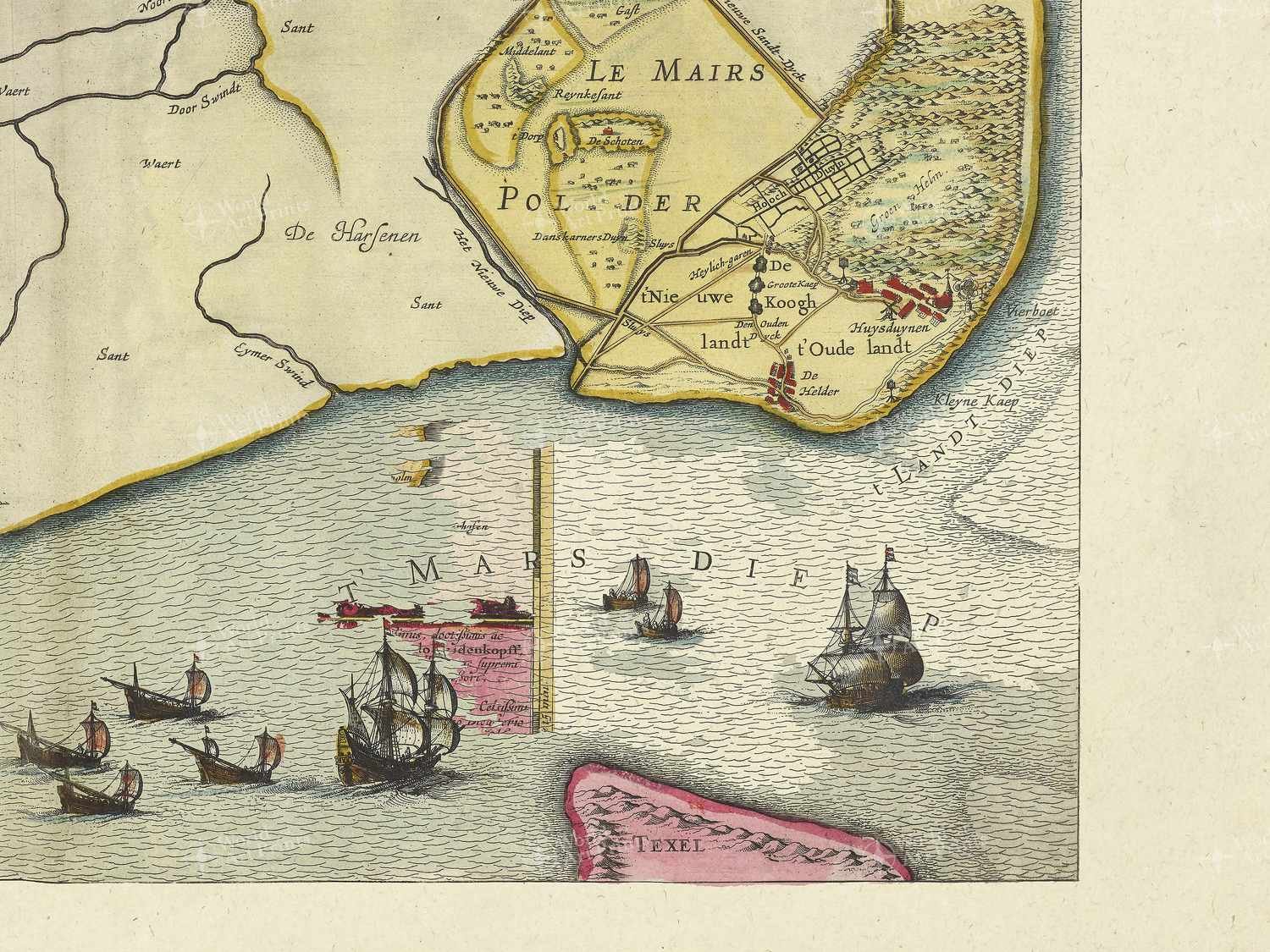 Map bottom right quadrant