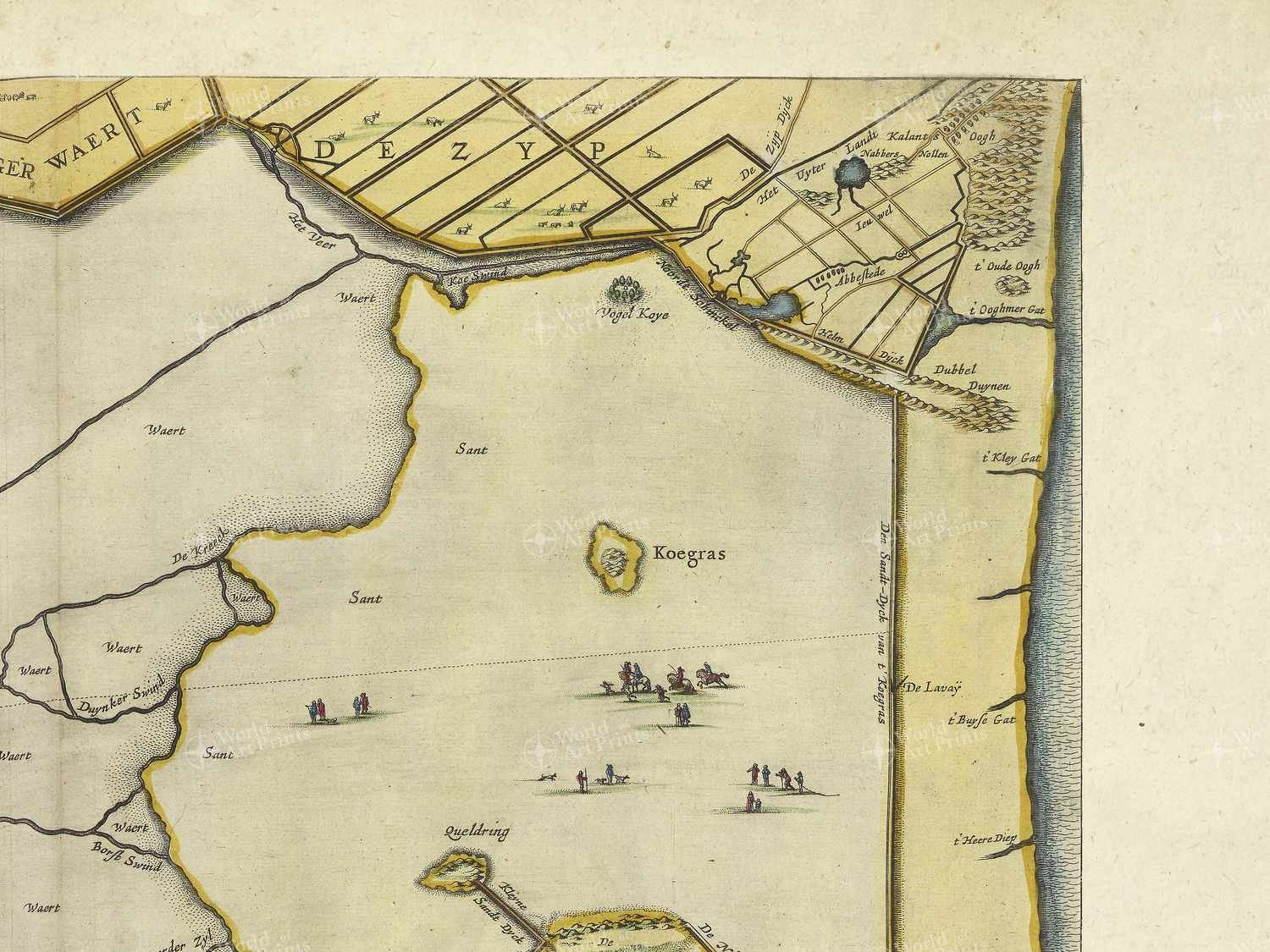 Map top right quadrant