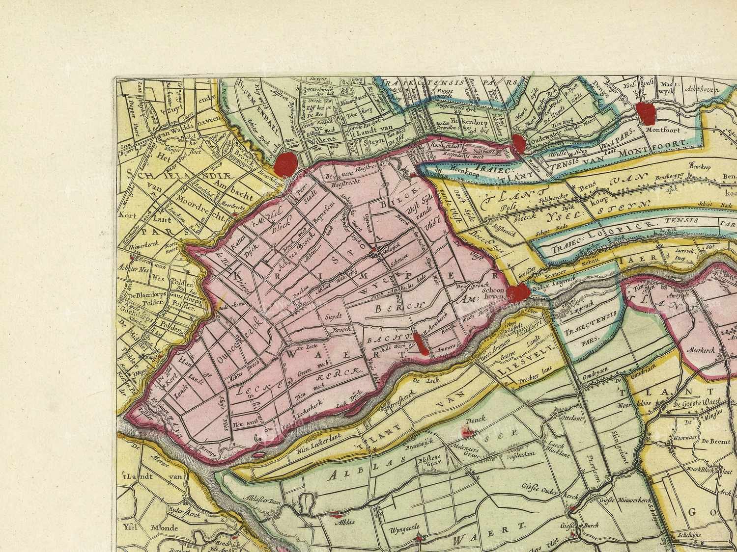 Map top left quadrant
