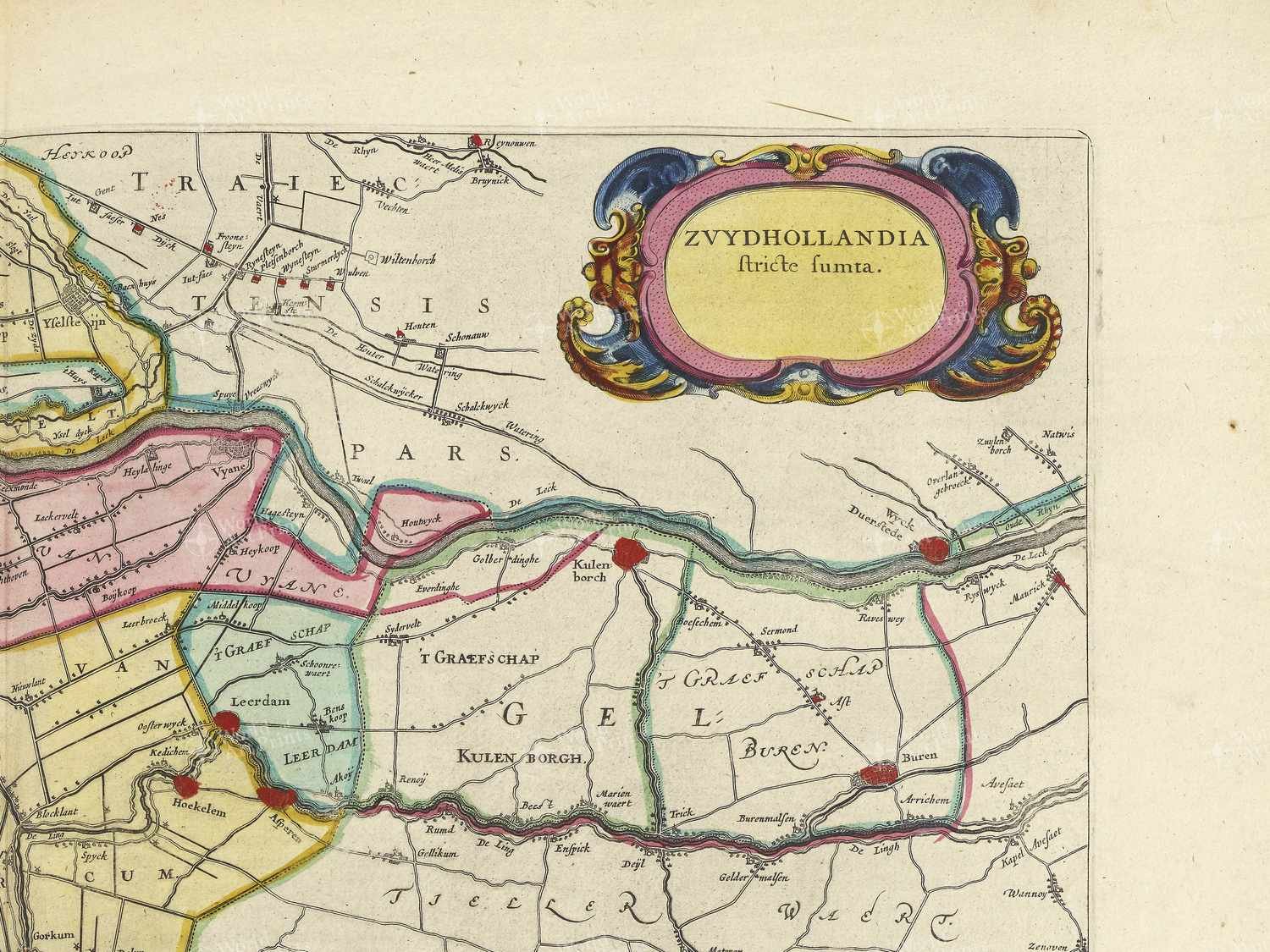 Map top right quadrant