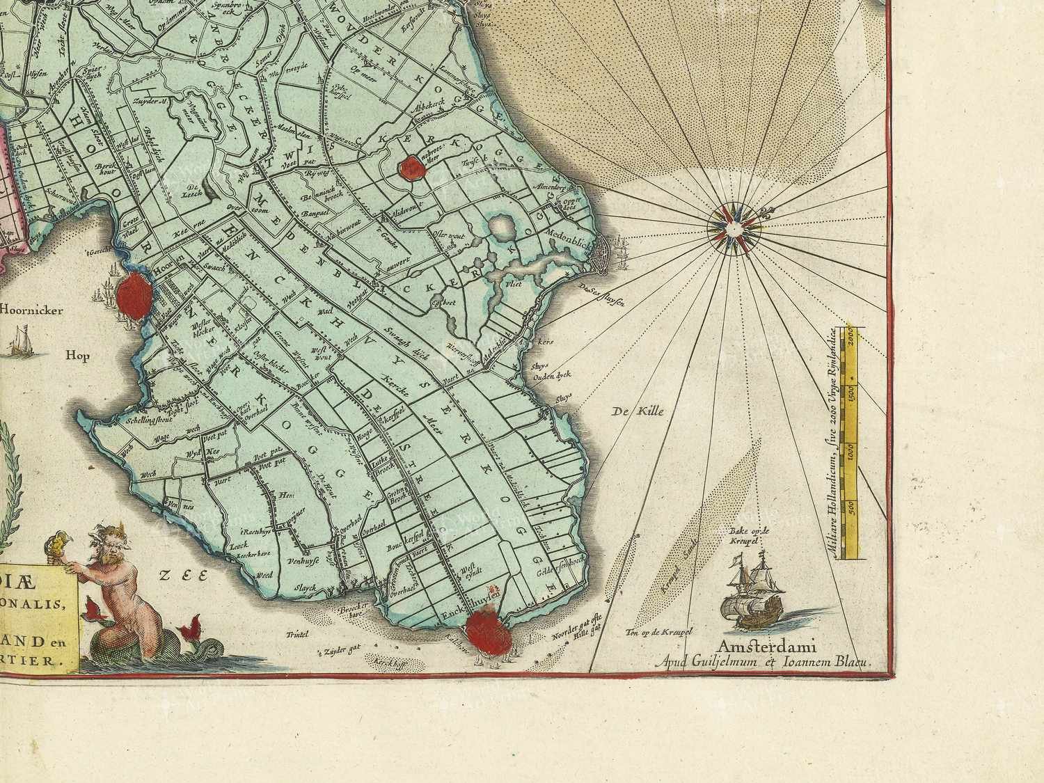 Map bottom right quadrant