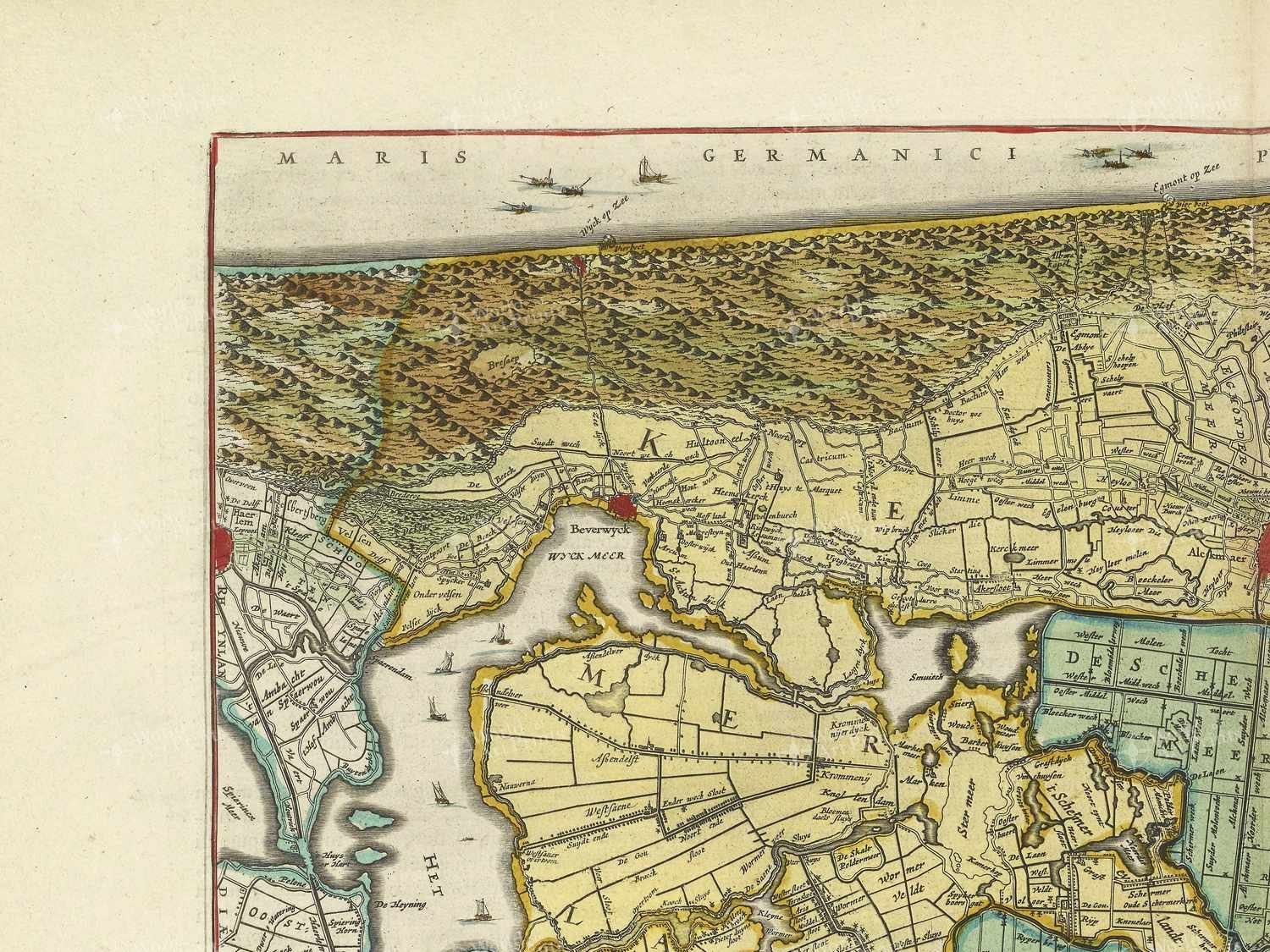 Map top left quadrant