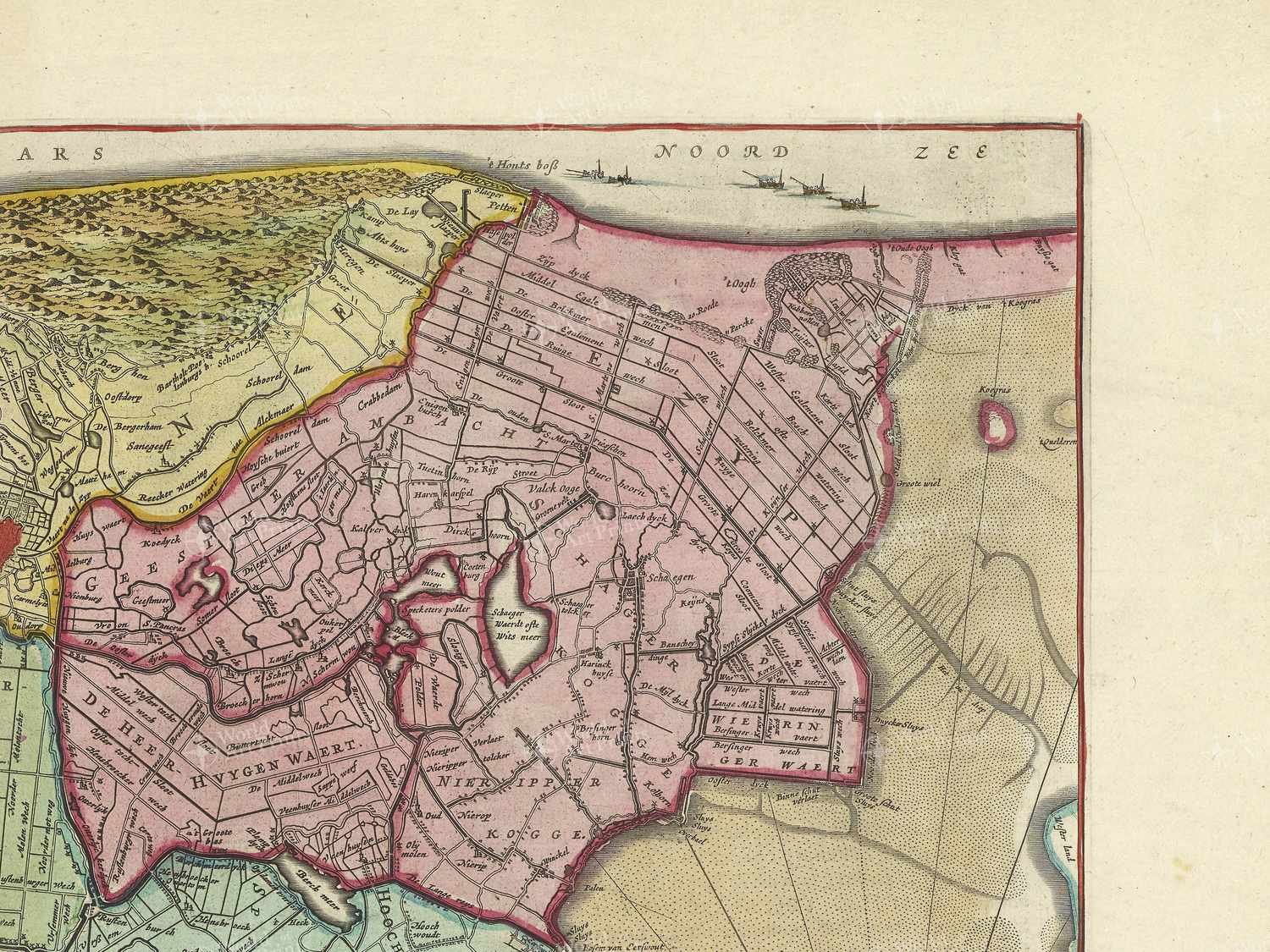 Map top right quadrant