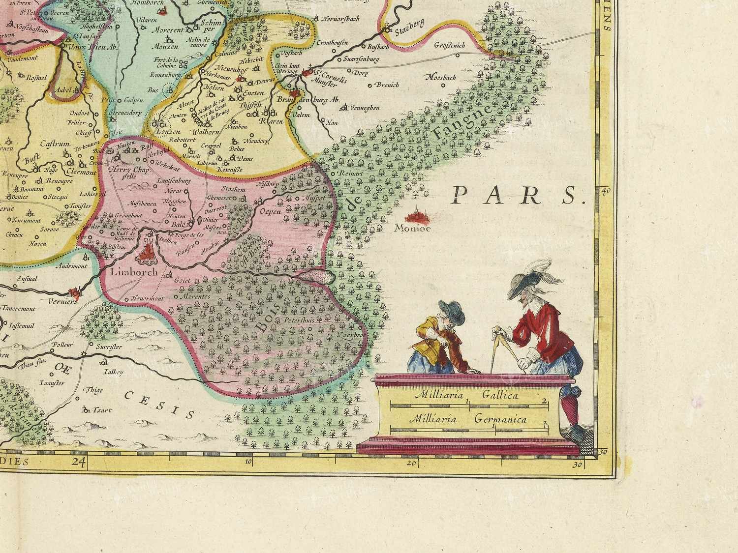 Map bottom right quadrant