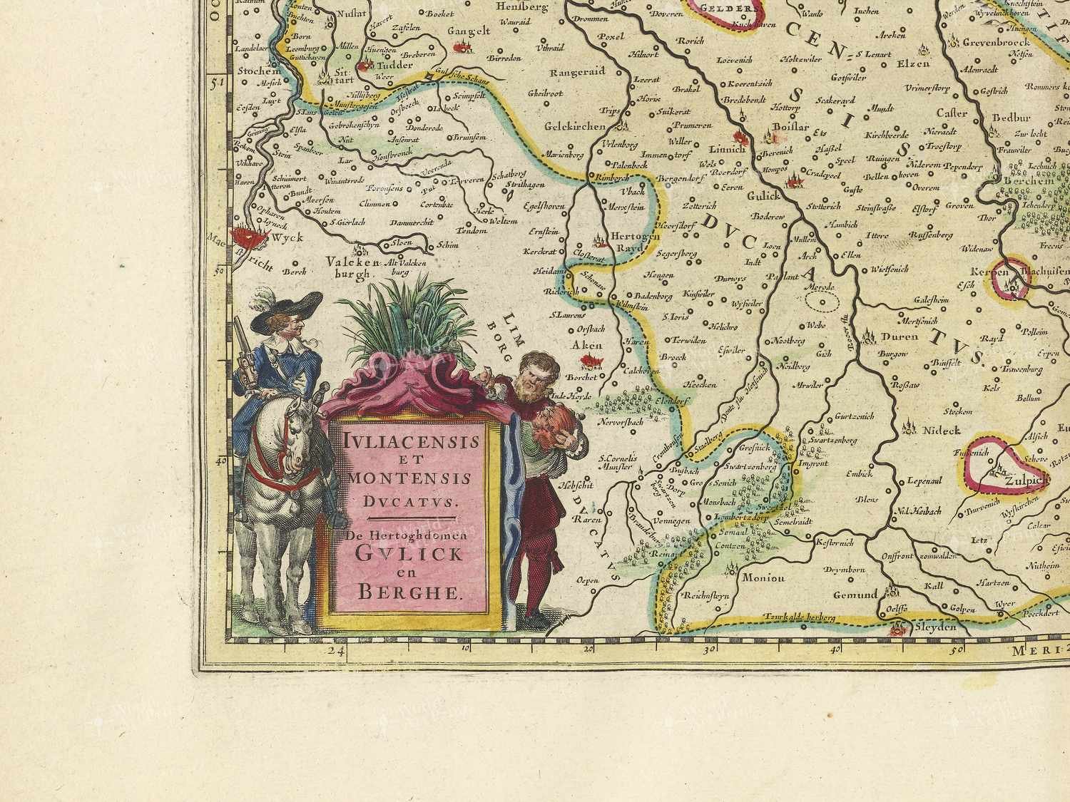Map bottom left quadrant
