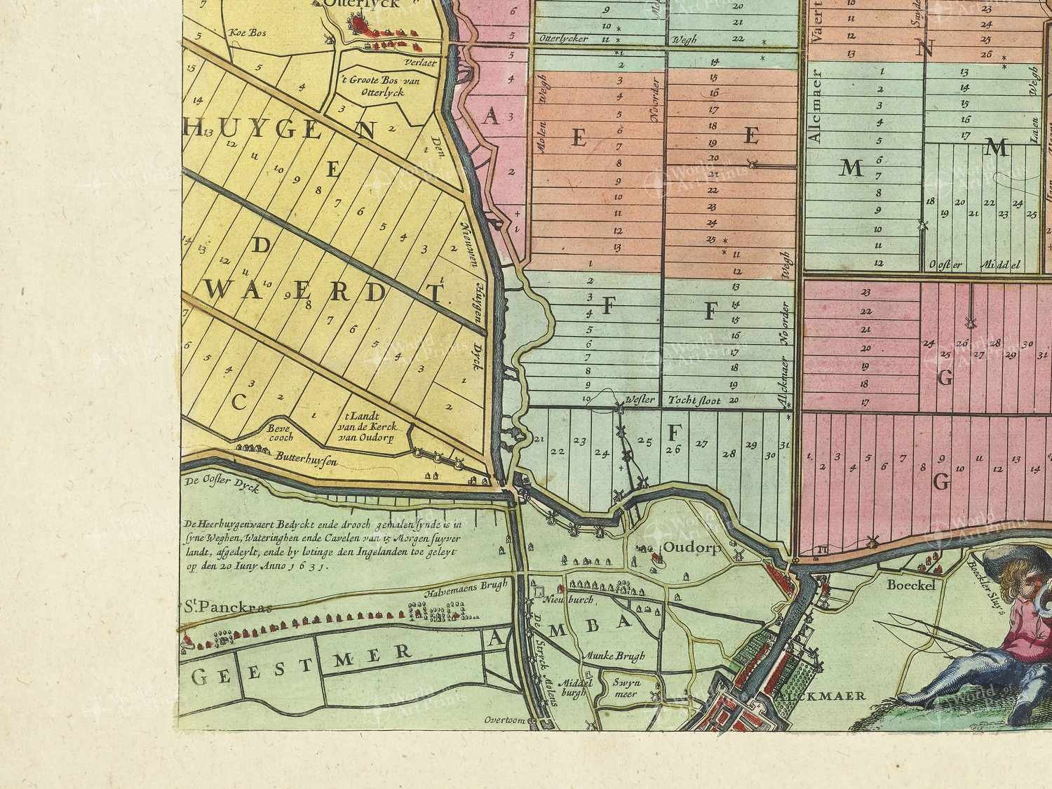 Map bottom left quadrant