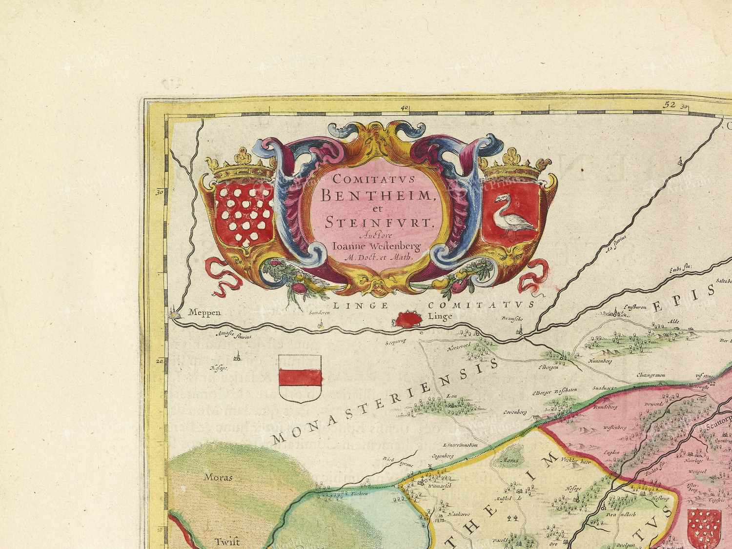 Map top left quadrant