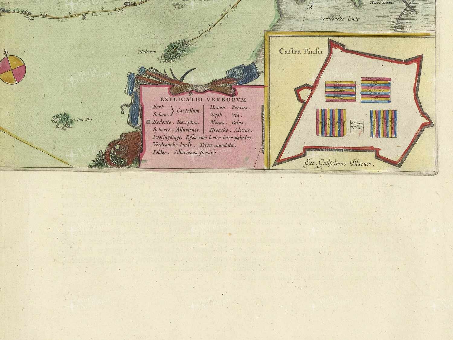 Map bottom right quadrant