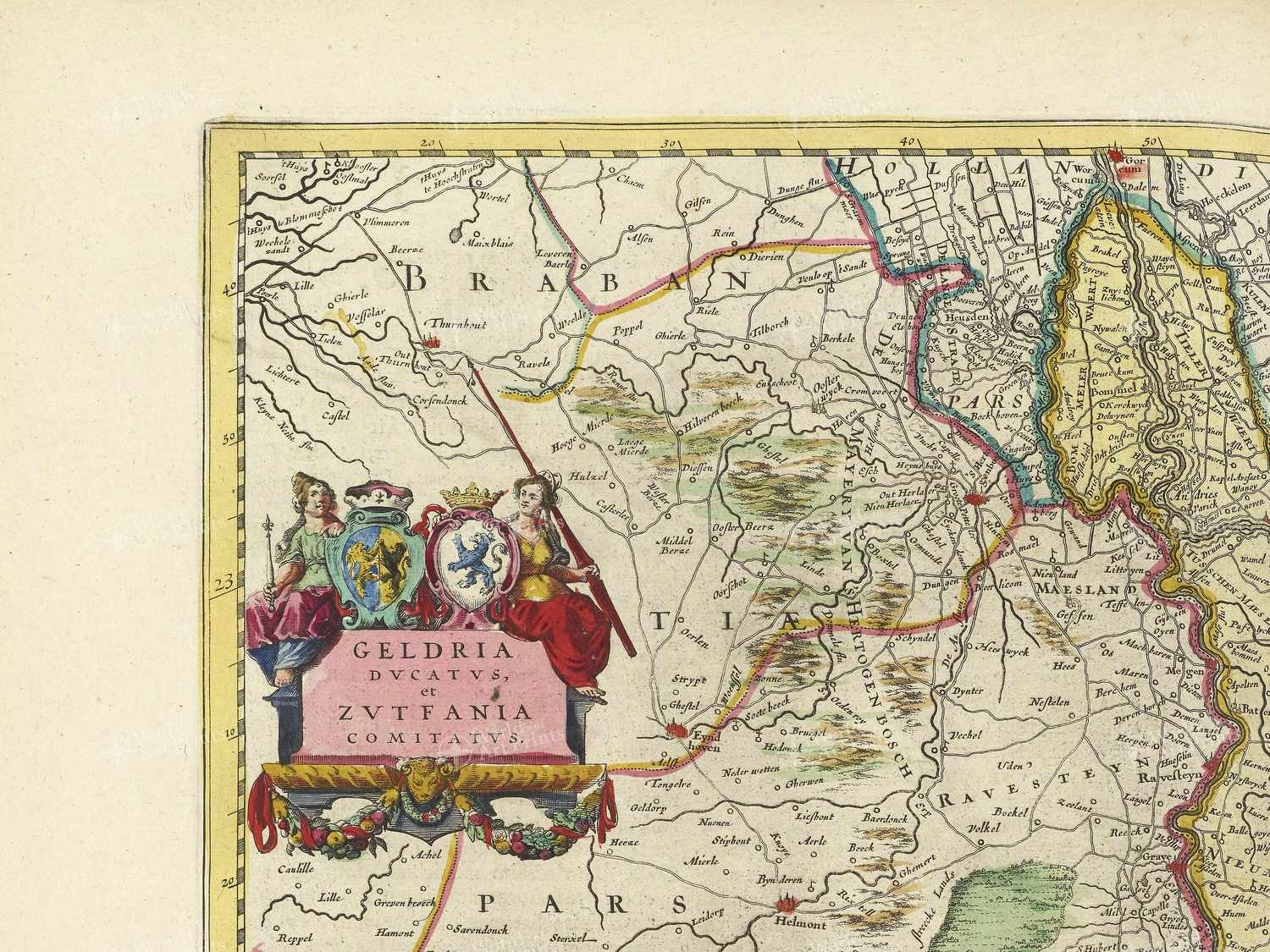 Map top left quadrant