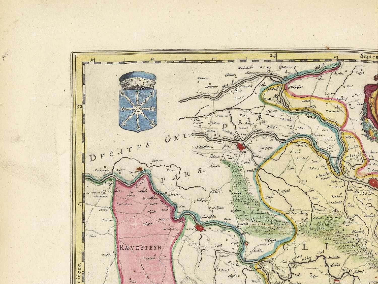 Map top left quadrant