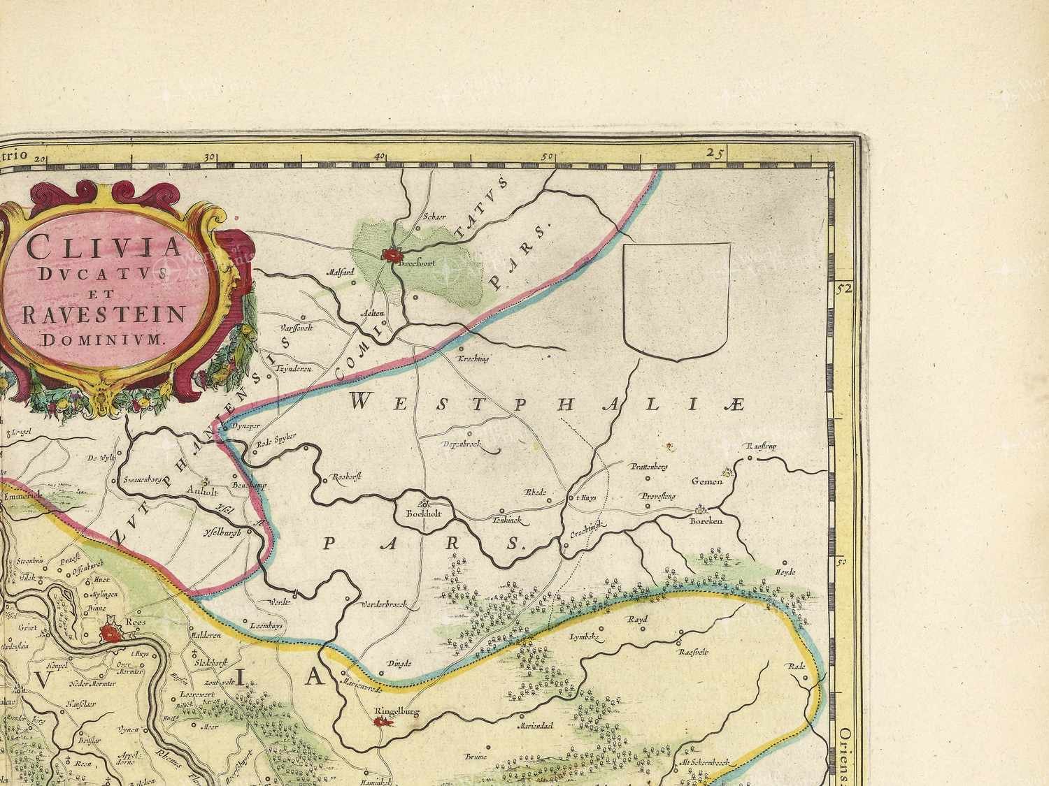 Map top right quadrant