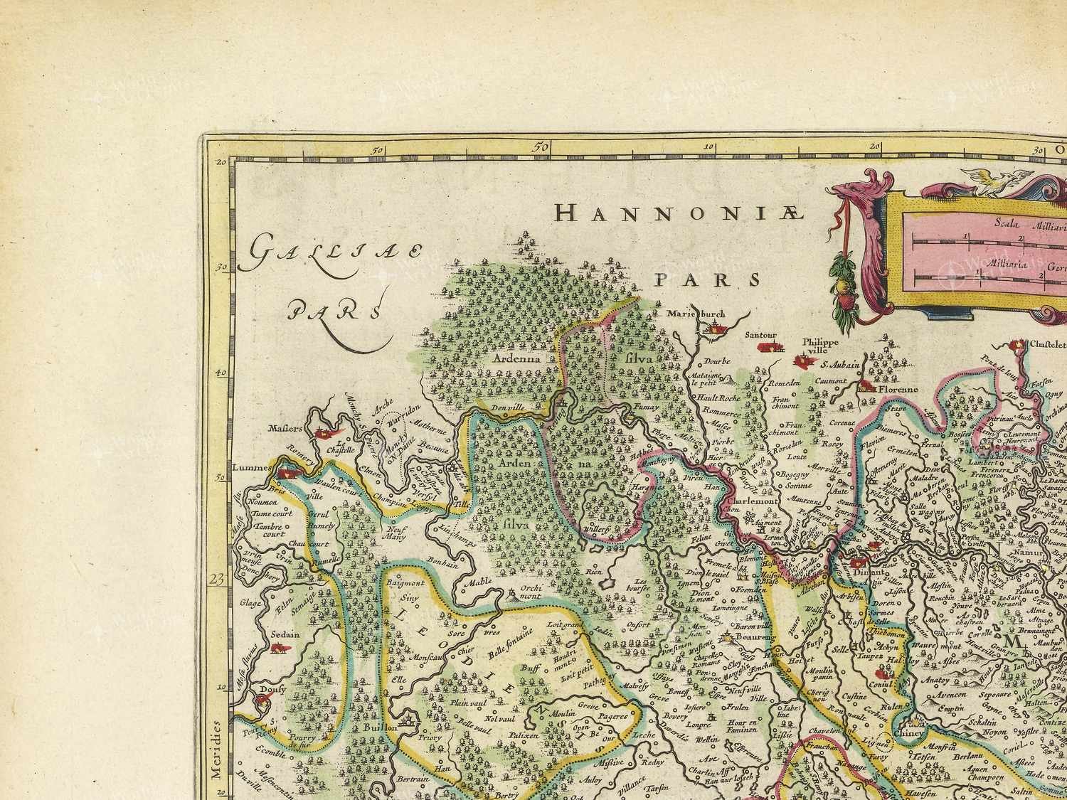 Map top left quadrant