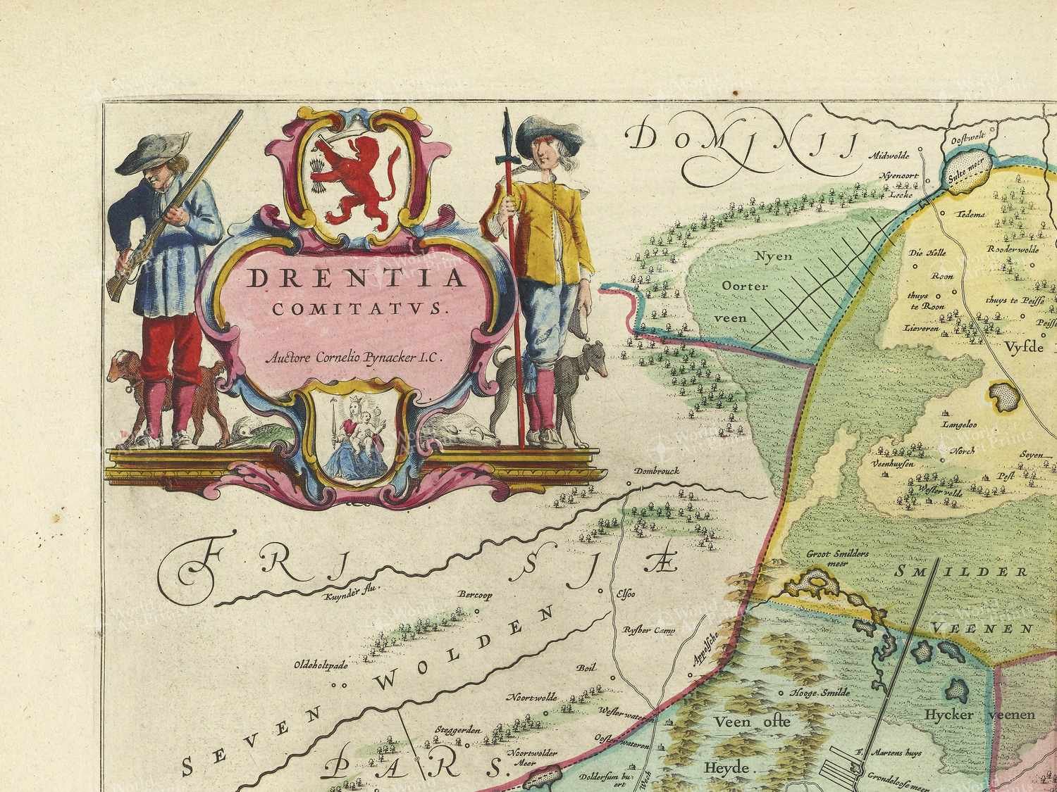 Map top left quadrant