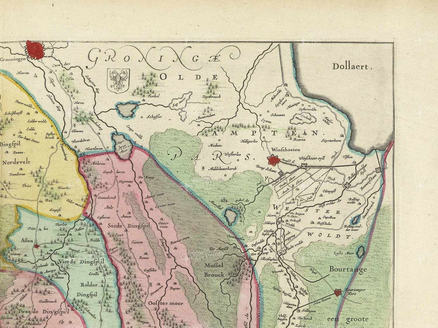 Map top right quadrant