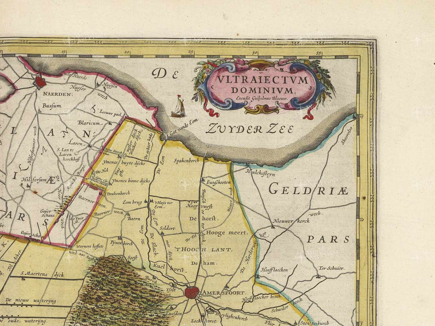 Map top right quadrant