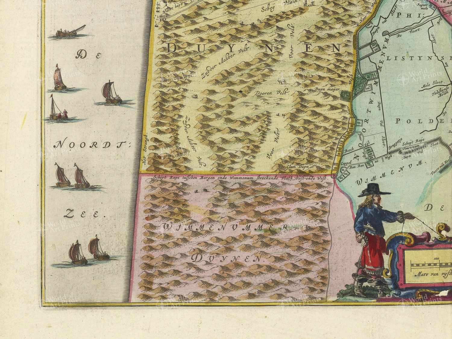 Map bottom left quadrant