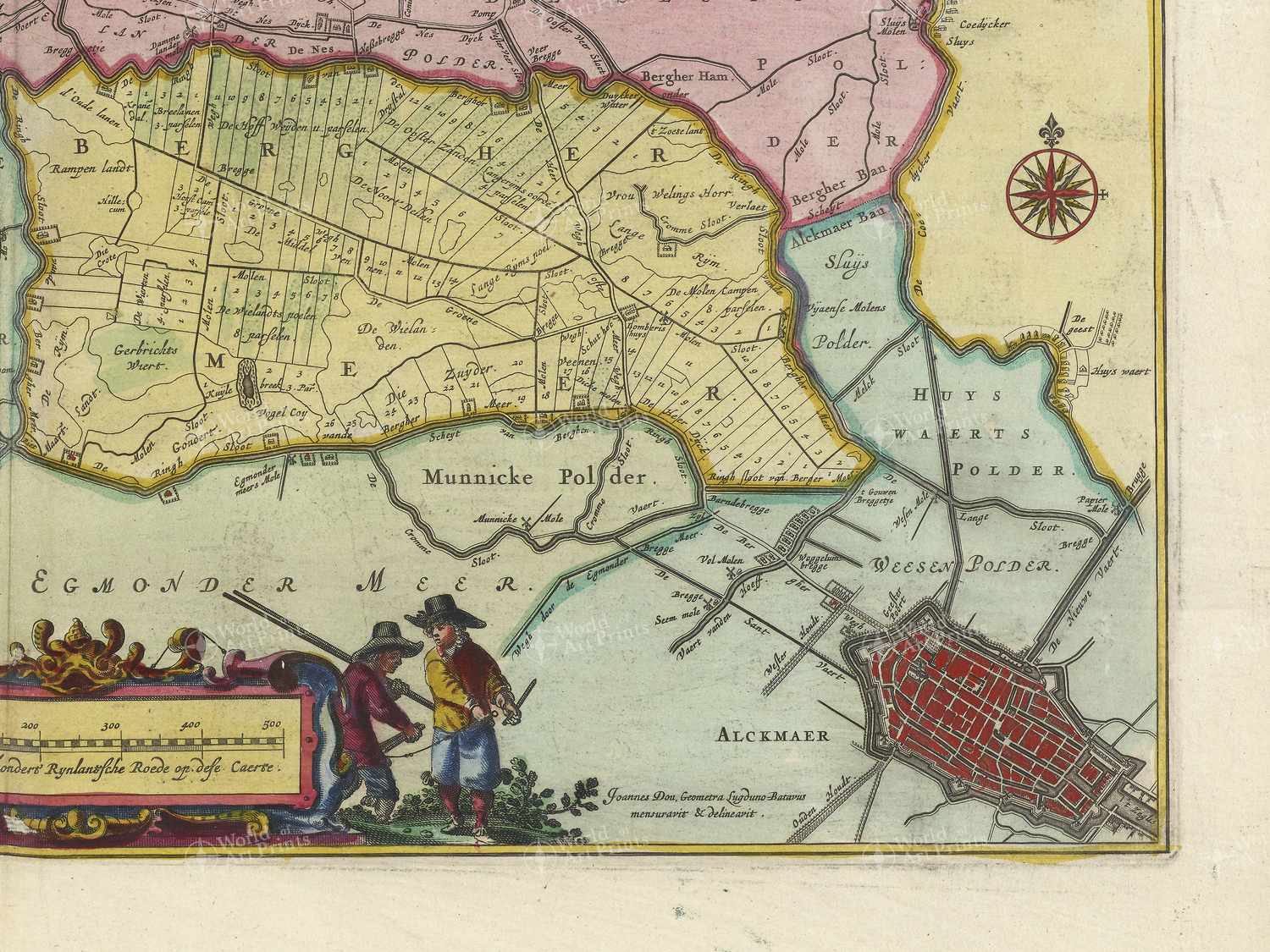Map bottom right quadrant