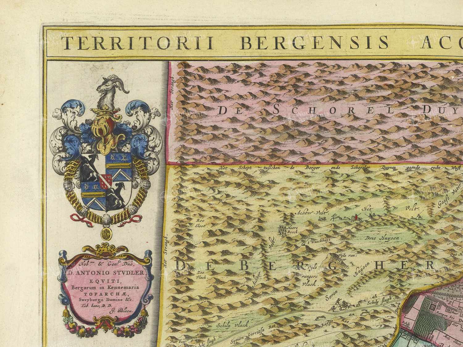 Map top left quadrant