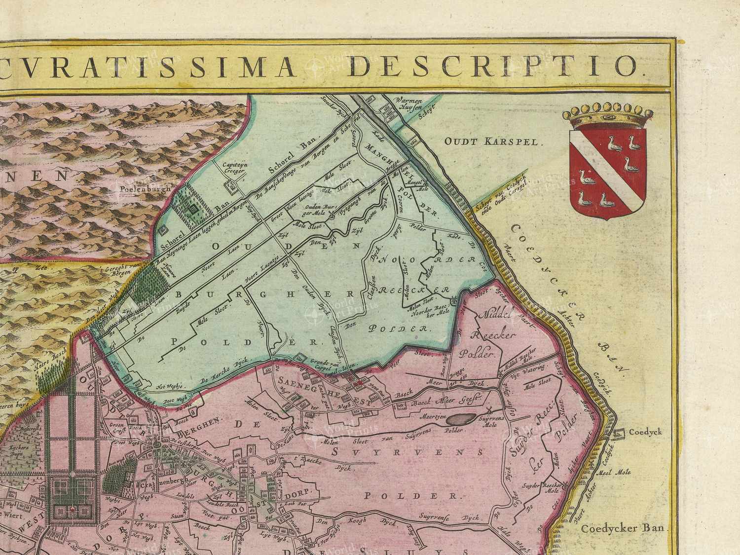 Map top right quadrant