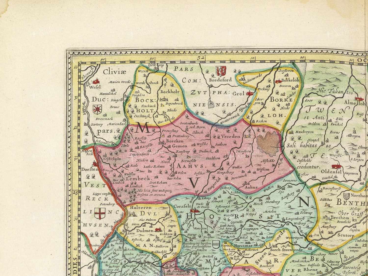 Map top left quadrant