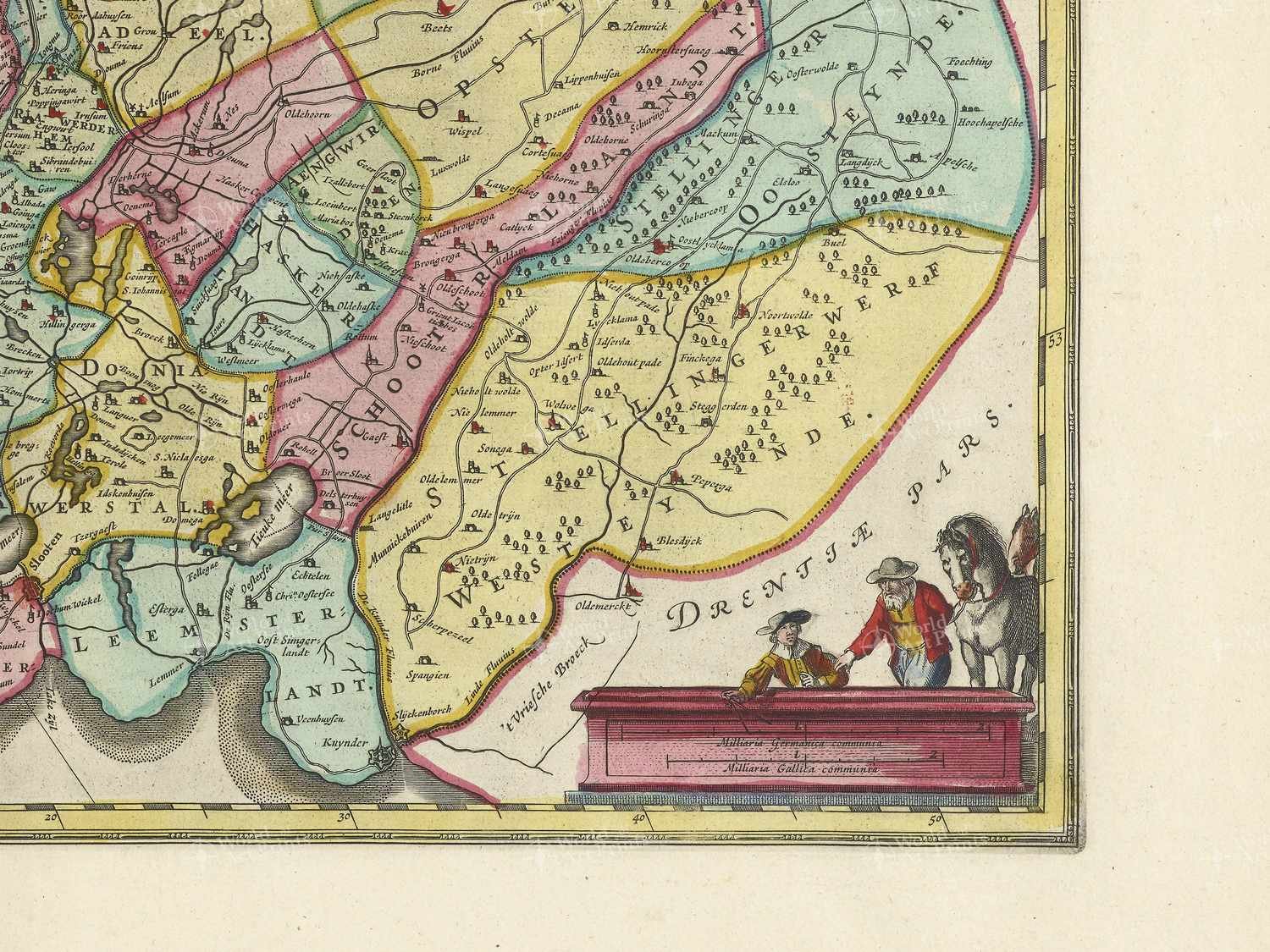 Map bottom right quadrant