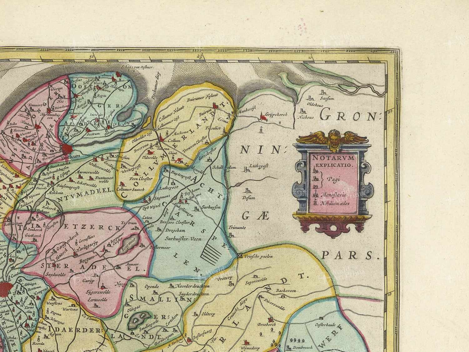 Map top right quadrant