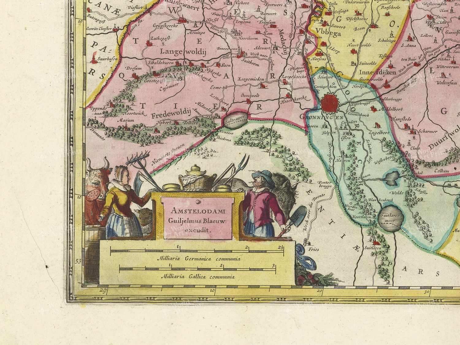 Map bottom left quadrant
