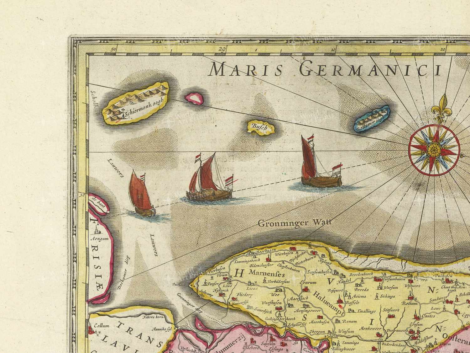 Map top left quadrant