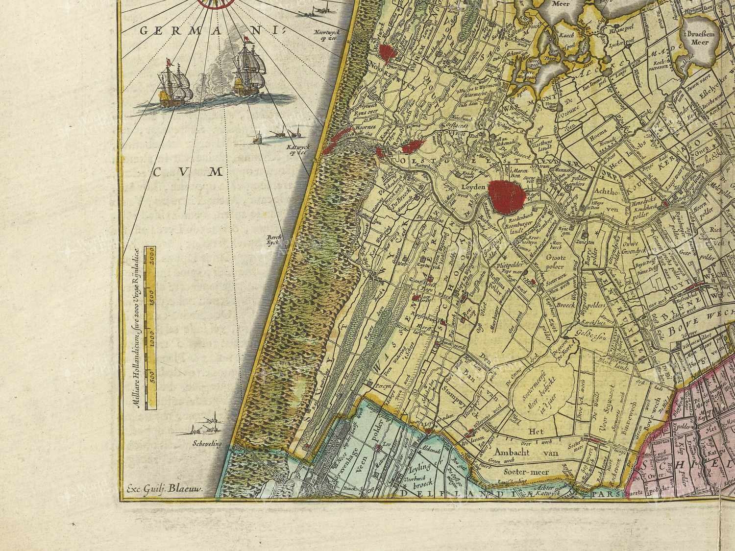 Map bottom left quadrant