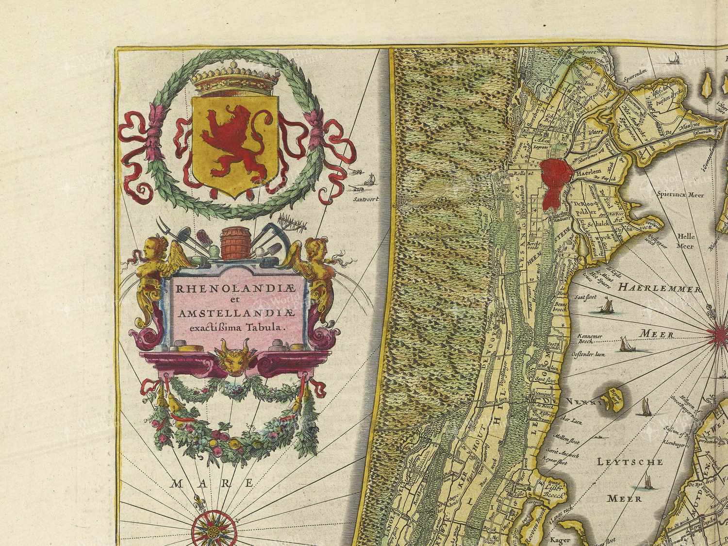 Map top left quadrant