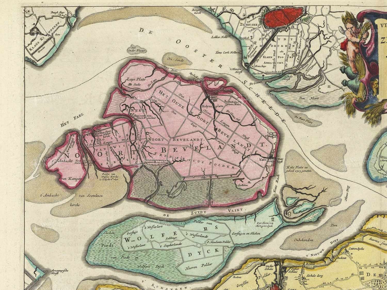 Map top left quadrant