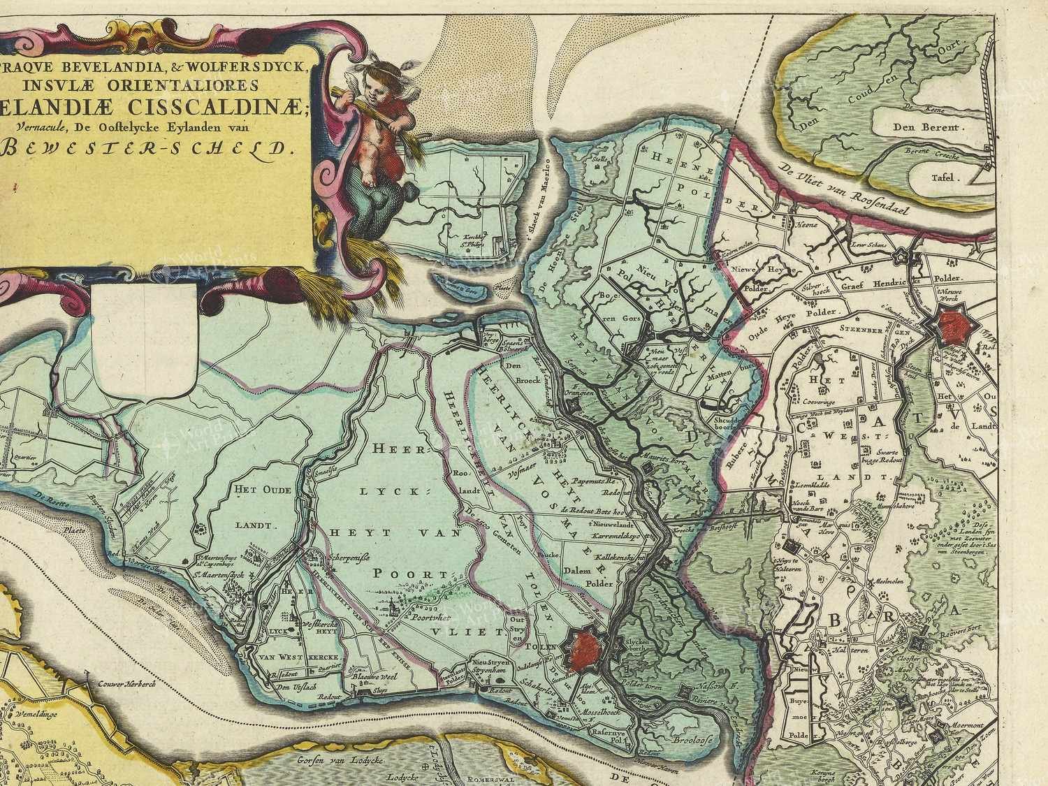 Map top right quadrant
