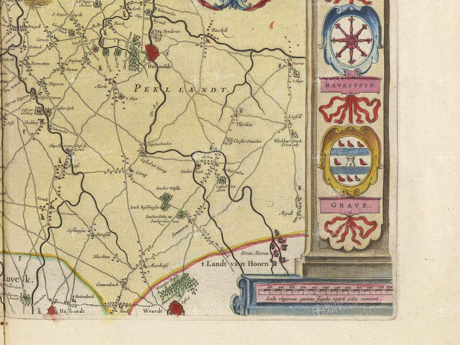 Map bottom right quadrant