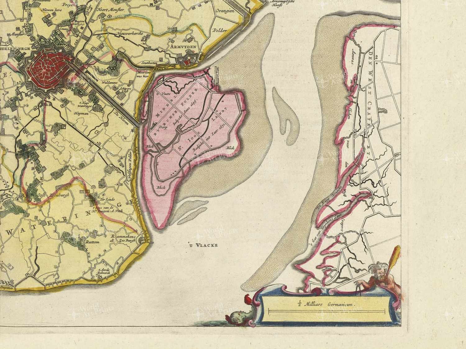 Map bottom right quadrant