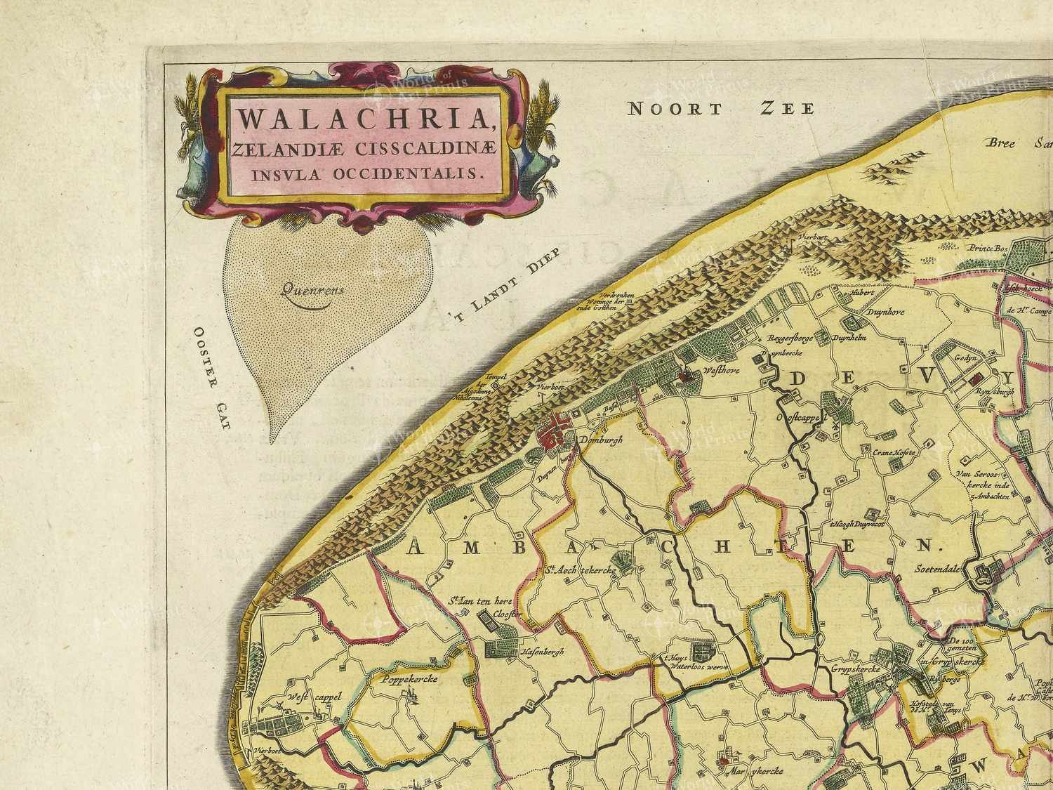 Map top left quadrant