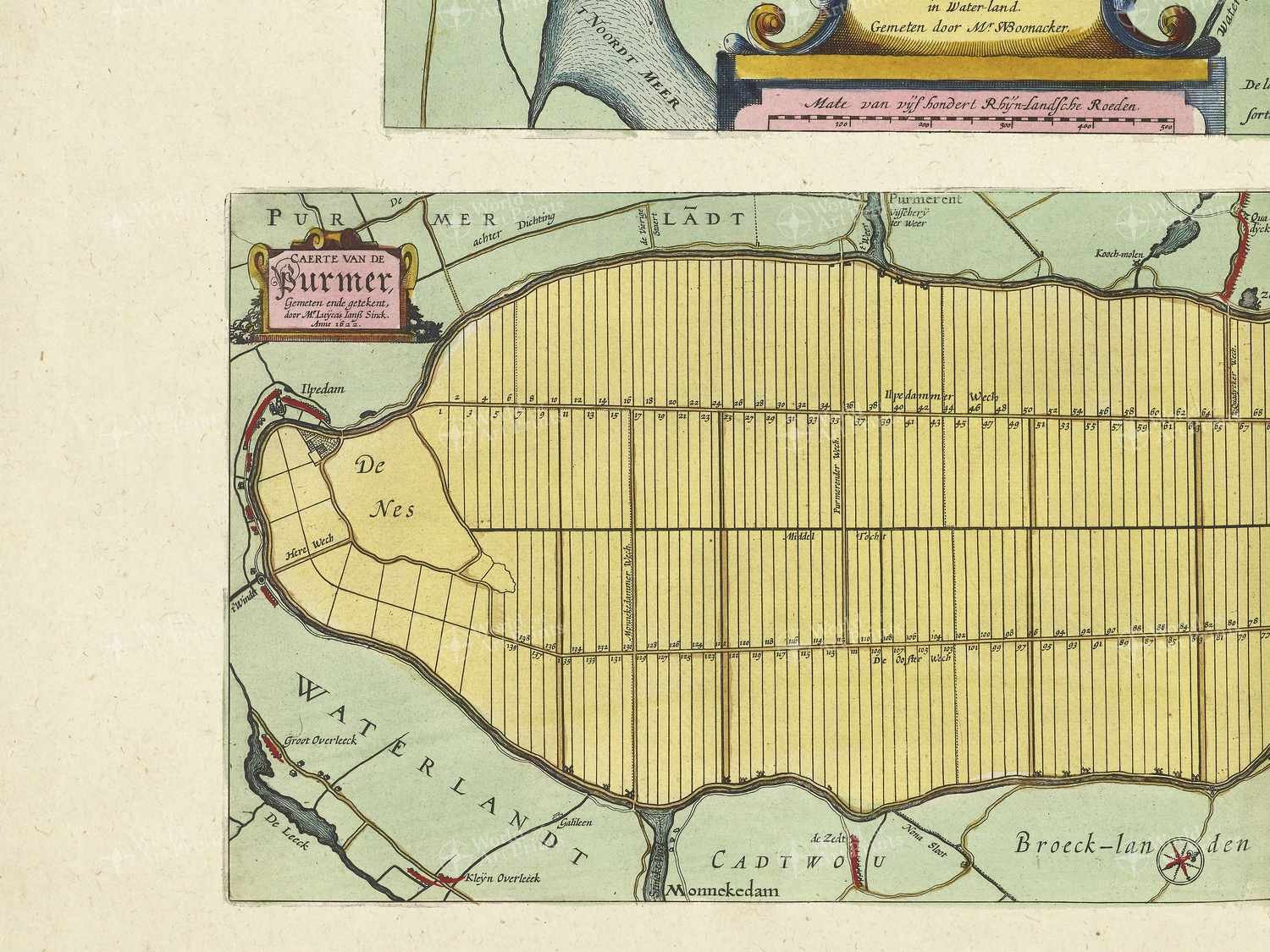 Map bottom left quadrant
