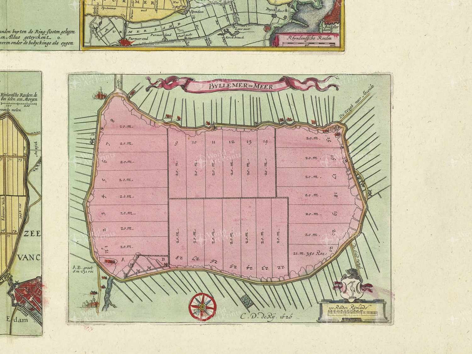 Map bottom right quadrant