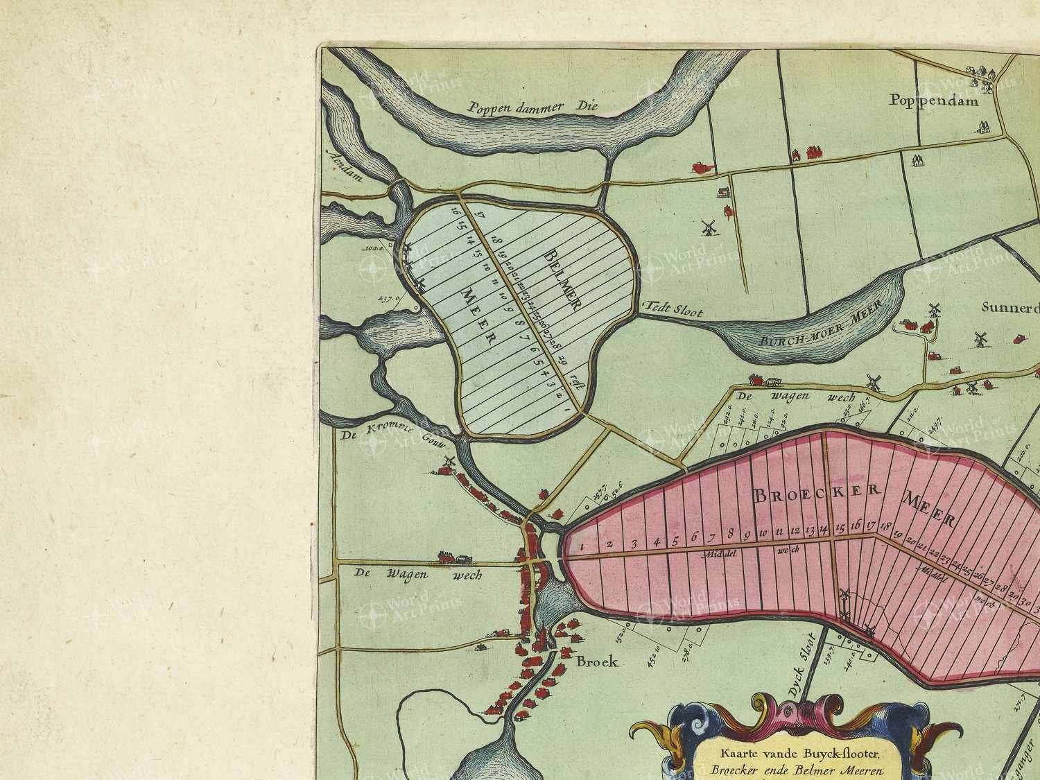 Map top left quadrant