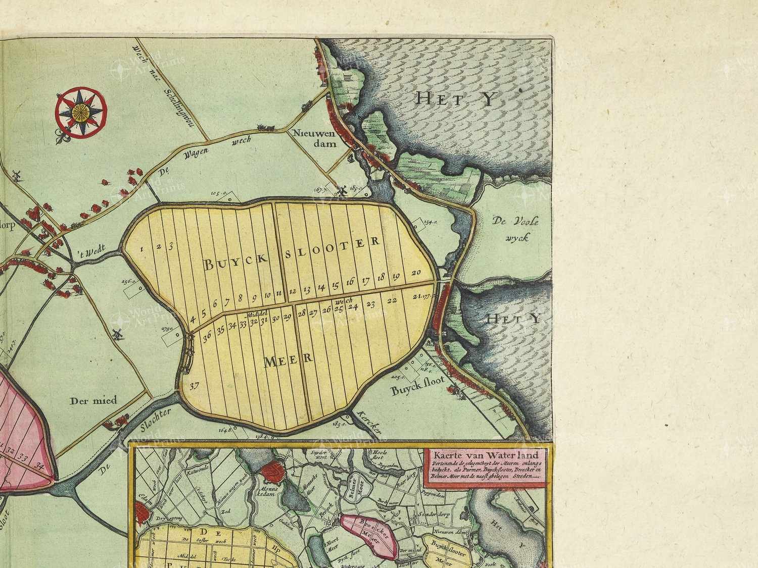 Map top right quadrant