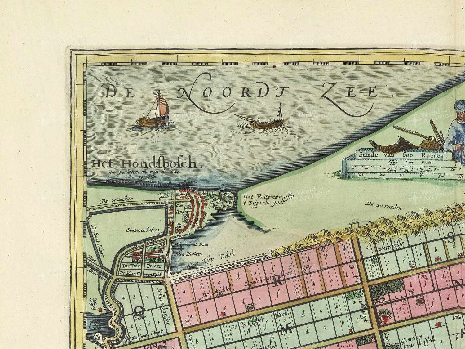 Map top left quadrant